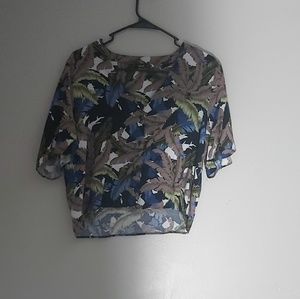 Floral crop top